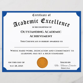 Maßgeschneidertes akademisches Leistungszeugnis