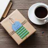 Maßgeschneidertes Allokassettengestripptes Frühjah Geschenkanhänger