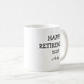 Maßgeschneidertes Altersvorsorgegeschenk Jeder Sch Kaffeetasse (VorderseiteRechts)
