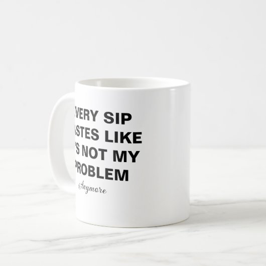 Maßgeschneidertes Altersvorsorgegeschenk Jeder Sch Kaffeetasse (Vorderseite Links)