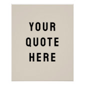 Maßgeschneidertes Angebotsbanner Personalisiert Ih Poster (Vorderseite)