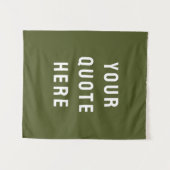 Maßgeschneidertes Angebotsbanner Personalisiert Ih Wandteppich (Vorderseite (Horizontal))