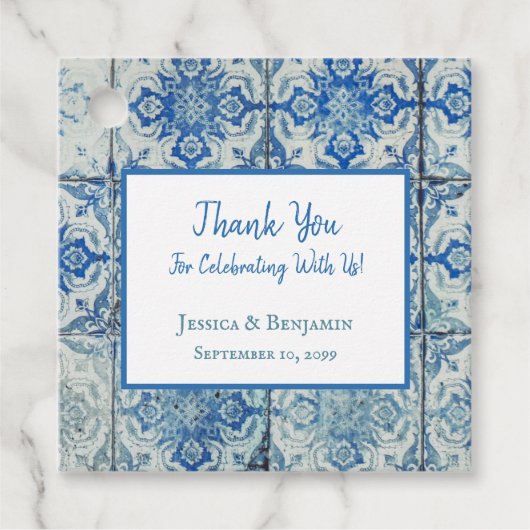 Maßgeschneidertes antikes Vintages portugiesisches Geschenkanhänger (Vorderseite)