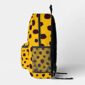 Maßgeschneidertes attraktives Hundgelbes Muster Bedruckter Rucksack (Rechts)
