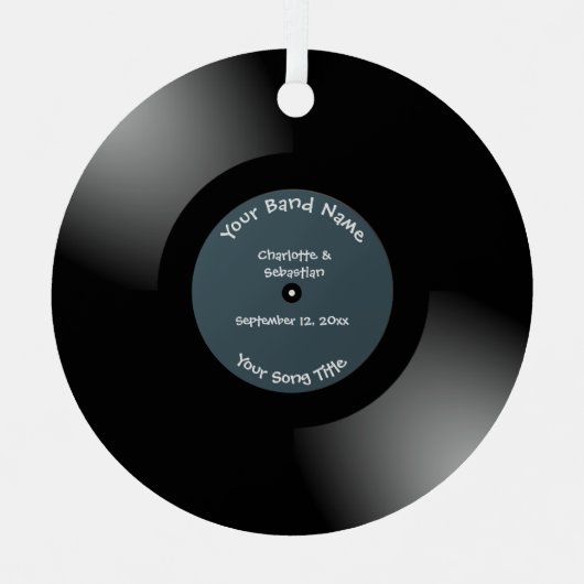 Maßgeschneidertes Aufzeichnungsmetall Ornament Aus Metall (Vorderseite)