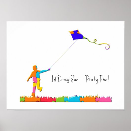 Maßgeschneidertes Autismus-Bewusstsein Zitat-Poste Poster (Vorne)