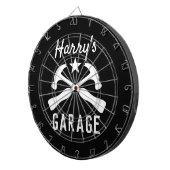 Maßgeschneidertes Auto-Garage- oder Mancave-Dartbo Dartscheibe (Vorderseite rechts)
