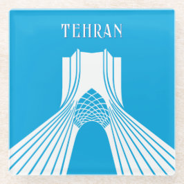 Maßgeschneidertes Azadi Tower Modern Magnet Glasuntersetzer