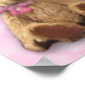 Maßgeschneidertes Baby-Girl Poster (Ecke)