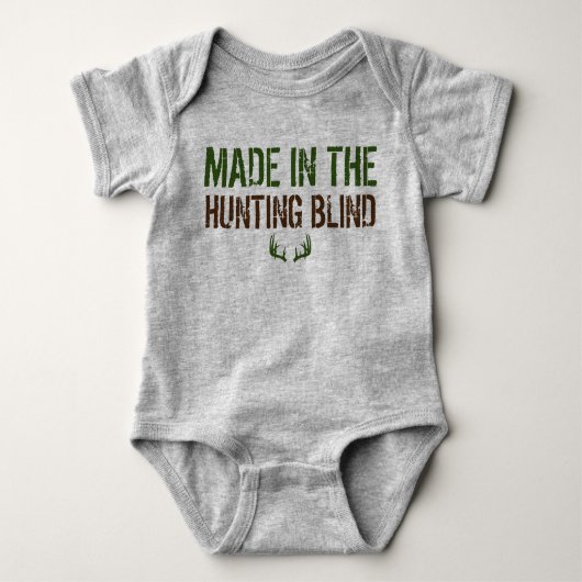 Maßgeschneidertes Baby-Jagd Bodysuit T Shirt (Vorderseite)