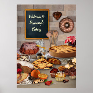 Maßgeschneidertes Bäckereiposter Poster
