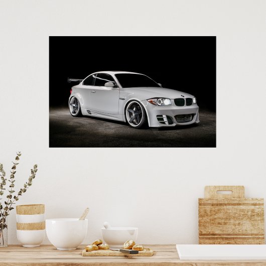 Maßgeschneidertes Baggergehäuse BMW 1er Poster (Küche)