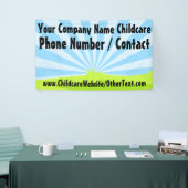 Maßgeschneidertes Banner für Kindertagesstätten (Messeveranstaltung)