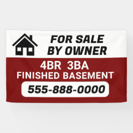 Maßgeschneidertes Banner "Zum Verkauf durch den Ei