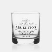 Maßgeschneidertes Bar von Abuelito Whiskyglas (Vorderseite)