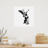 Maßgeschneidertes Bärenjäger-Höhlenposter Poster (Küche)
