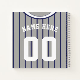 Maßgeschneidertes Baseball Softball Jersey-Noteboo Notizblock