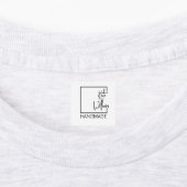 Maßgeschneidertes Bekleidungsetikett für handgefer Etiketten (Befestigt)