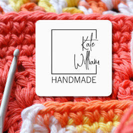 Maßgeschneidertes Bekleidungsetikett für handgefer Etiketten