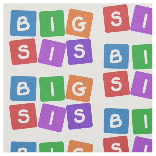 Maßgeschneidertes Big Sis-Gewebe Stoff (Muster)