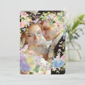 Maßgeschneidertes Bild für Blumenzehen Save The Date (Stehend Vorderseite)