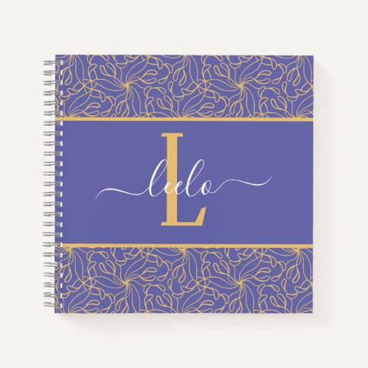 Maßgeschneidertes Bio Muster Notizblock (Vorderseite)