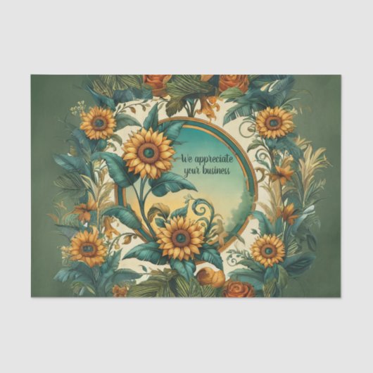 Maßgeschneidertes Blasenpapier Seidenpapier (Vorderseite)