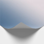 Maßgeschneidertes Blau und Weiß Geschenkpapier (Ecke)