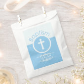 Maßgeschneidertes, blaues Kind Gottes Taufe Geschenktütchen (Ausgeschnitten)