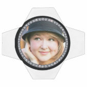 Maßgeschneidertes Bling-Foto-Design Fußball (Flach)