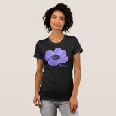 Maßgeschneidertes Blue Anemone Blume T Shirt (Vorne ganz)