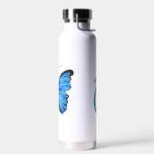Maßgeschneidertes Blue Butterfly Design Trinkflasche (Links)