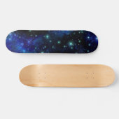 Maßgeschneidertes Blue Galaxy Skateboard (Horizontal)