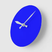Maßgeschneidertes Blue Simple 8" Round Acrylic Runde Wanduhr (Winkel)