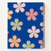 Maßgeschneidertes Blumengrün-Notebook Notizblock (Rückseite)