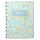 Maßgeschneidertes Blumenheft Notizblock (Vorderseite)