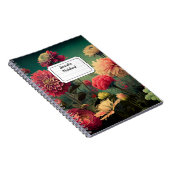 Maßgeschneidertes BlumenNotebook Notizblock (Rechte Seite)