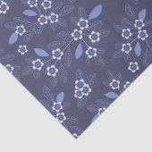 Maßgeschneidertes botanisches Blumenmuster Tissue Seidenpapier (Detail)