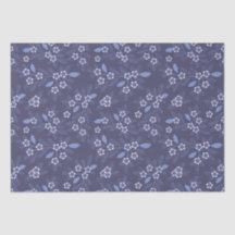 Maßgeschneidertes botanisches Blumenmuster Tissue