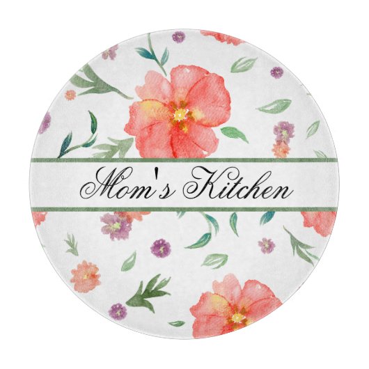 Maßgeschneidertes Botanisches Koppel-Board - Gesch Schneidebrett (Vorderseite)