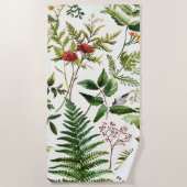 Maßgeschneidertes Botanisches Strandtuch (Vorderseite)