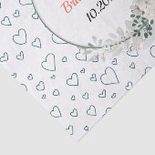 Maßgeschneidertes Brautparty für moderne Blumenrah Seidenpapier (Ausschnitt)