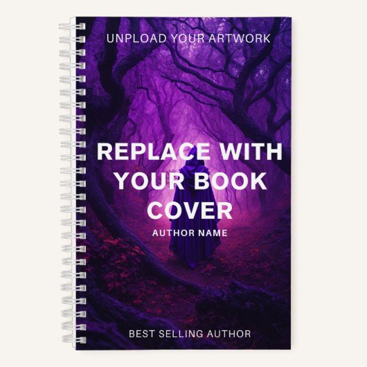 Maßgeschneidertes Buch-Cover-Werbefilm-Notebook Notizblock (Vorderseite)