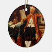 Maßgeschneidertes Buchangebot Weihnachtsgeschmack Keramik Ornament (Links)