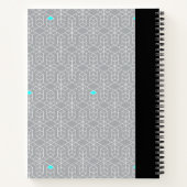 Maßgeschneidertes Bullet Journal für Schwarz und G Notizblock (Rückseite)