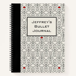 Maßgeschneidertes Bullet Journal Notizblock