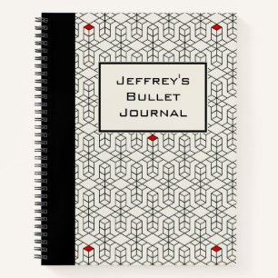 Maßgeschneidertes Bullet Journal Notizblock
