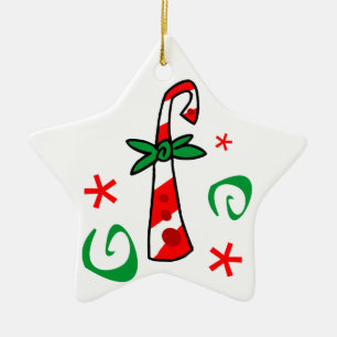 Maßgeschneidertes Candy Cane Keepake Ornament