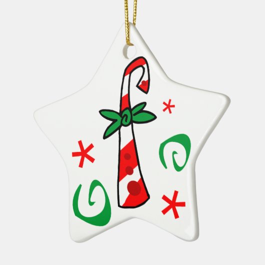 Maßgeschneidertes Candy Cane Keepake Ornament (Links)