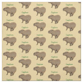 Maßgeschneidertes Capybara-Gewebe Stoff (Muster)